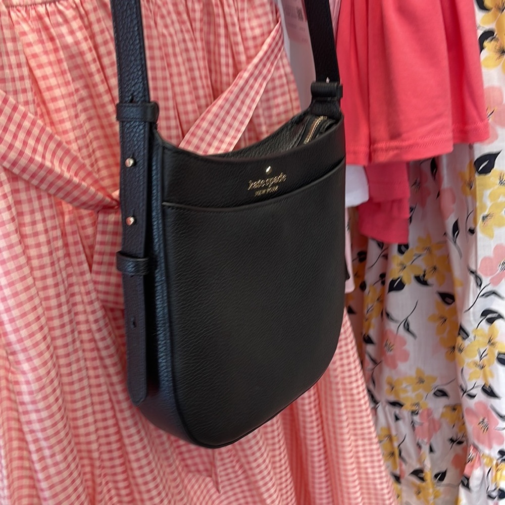 Kate Spade Leila North South Crossbody Black - Picture 12 of 16